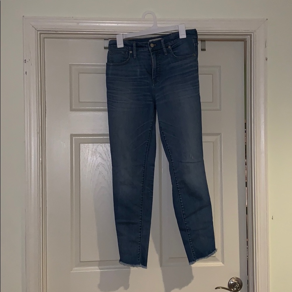 Madewell 10” High Rise Skinny Jeans: Tulip-Hem